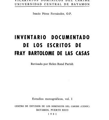 خرید و دانلود نسخه کامل کتاب Inventario documentado de los escritos de fray Bartolomé de las Casas
