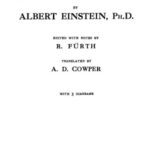 خرید و دانلود نسخه کامل کتاب Investigations on the theory of the Brownian movement