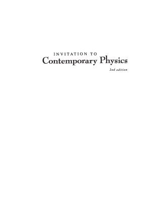 خرید و دانلود نسخه کامل کتاب Invitation to Contemporary Physics