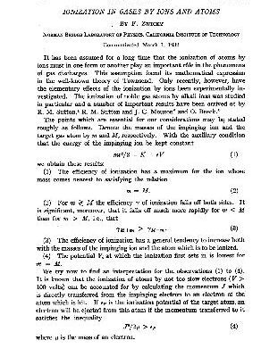 خرید و دانلود نسخه کامل کتاب Ionization in Gases by Ions and Atoms
