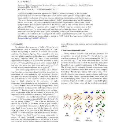خرید و دانلود نسخه کامل کتاب Iron-based superconductors: Magnetism, superconductivity, and electronic structure (Review Article)