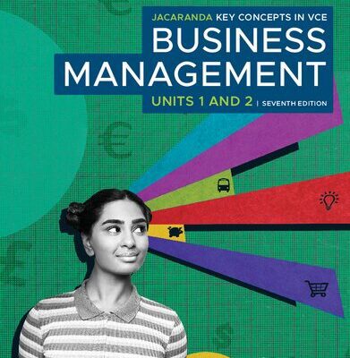 خرید و دانلود نسخه کامل کتاب Jacaranda Key Concepts in VCE Business Management Units 1 & 2 Seventh Edition