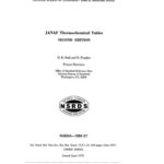 خرید و دانلود نسخه کامل کتاب JANAF Thermochemical Tables