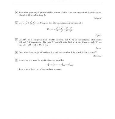 خرید و دانلود نسخه کامل کتاب JBMO 1997 problems