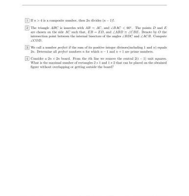 خرید و دانلود نسخه کامل کتاب JBMO 2006 problems