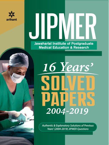خرید و دانلود نسخه کامل کتاب JIPMER-16 Years’ Solved Papers_68bc5a0ea6a6d.jpeg خرید و دانلود نسخه کامل کتاب JIPMER-16 Years’ Solved Papers