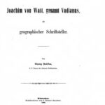 خرید و دانلود نسخه کامل کتاب Joachim von Watt, genannt Vadianus, als geographischer Schriftsteller
