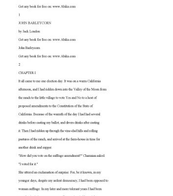 خرید و دانلود نسخه کامل کتاب John Barleycorn: Alcoholic Memoirs