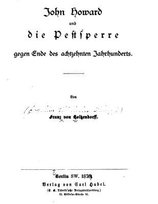 خرید و دانلود نسخه کامل کتاب John Howard und die Pestsperre gegen Ende des achtzehnten Jahrhunderts