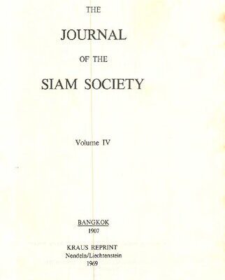خرید و دانلود نسخه کامل کتاب Journal of the Siam Society; 4