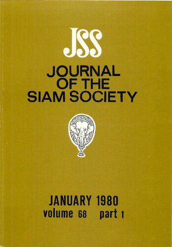 خرید و دانلود نسخه کامل کتاب Journal of the Siam Society; 68_68c0987387665.jpeg خرید و دانلود نسخه کامل کتاب Journal of the Siam Society; 68