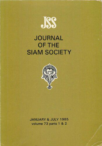 خرید و دانلود نسخه کامل کتاب Journal of the Siam Society; 73_68c11ef48ef68.jpeg خرید و دانلود نسخه کامل کتاب Journal of the Siam Society; 73