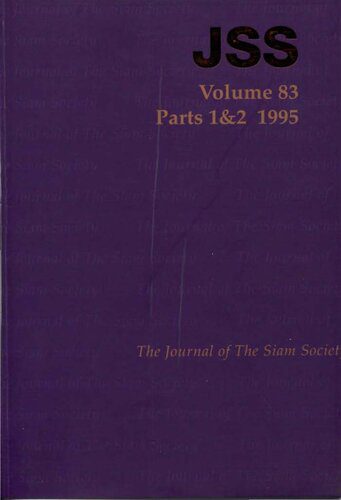 خرید و دانلود نسخه کامل کتاب Journal of the Siam Society; 83_68c120fd721ed.jpeg خرید و دانلود نسخه کامل کتاب Journal of the Siam Society; 83