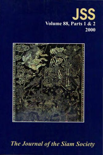 خرید و دانلود نسخه کامل کتاب Journal of the Siam Society; 88_68c11fb6c5b21.jpeg خرید و دانلود نسخه کامل کتاب Journal of the Siam Society; 88