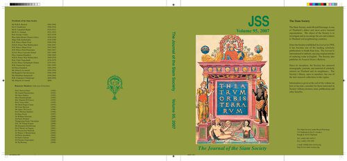 خرید و دانلود نسخه کامل کتاب Journal of the Siam Society; 95_68c11f4c72783.jpeg خرید و دانلود نسخه کامل کتاب Journal of the Siam Society; 95