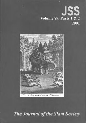 خرید و دانلود نسخه کامل کتاب Journal of the Siam Society;89_68c097cec67da.jpeg خرید و دانلود نسخه کامل کتاب Journal of the Siam Society;89
