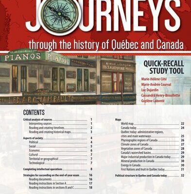 خرید و دانلود نسخه کامل کتاب Journeys Through the History of Québec and Canada: Quick-Recall Study Tool