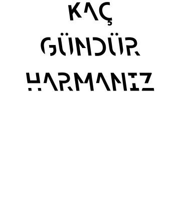 خرید و دانلود نسخه کامل کتاب Kaç Gündür Harmanız