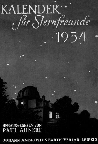 خرید و دانلود نسخه کامل کتاب Kalender für Sternfreunde 1954_68bc56885ca76.jpeg خرید و دانلود نسخه کامل کتاب Kalender für Sternfreunde 1954