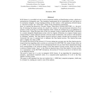 خرید و دانلود نسخه کامل کتاب KAM stability and celestial mechanics