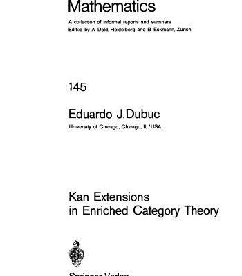 خرید و دانلود نسخه کامل کتاب Kan Extensions in Enriched Category Theory
