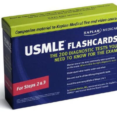 خرید و دانلود نسخه کامل کتاب Kaplan Medical USMLE Diagnostic Test Flashcards: The 200 Diagnostic Test Questions You Need to Know for the Exam for Steps 2 & 3