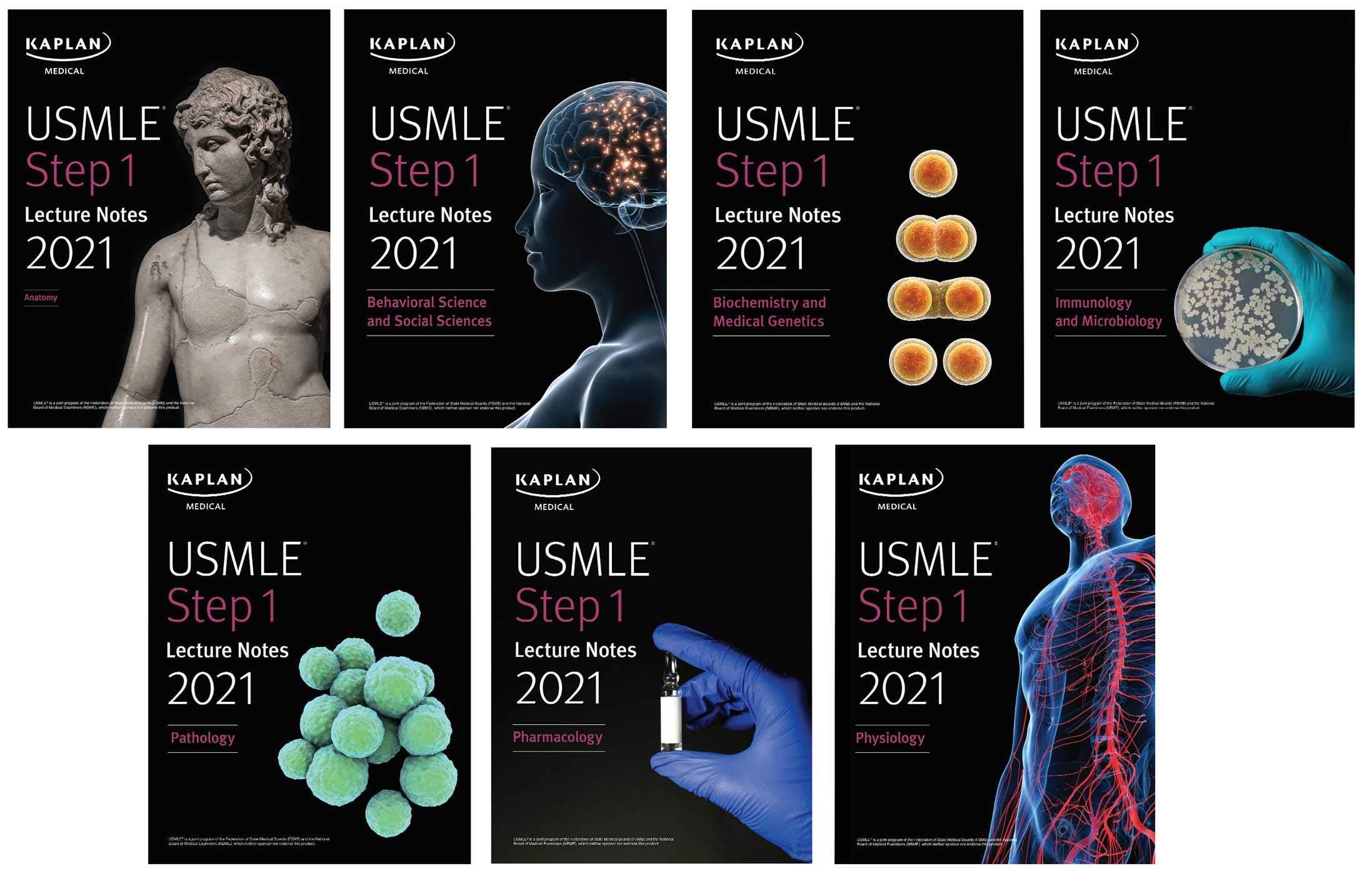 خرید و دانلود کتاب USMLE Step 1 Lecture Notes 2021: 7-Book Set