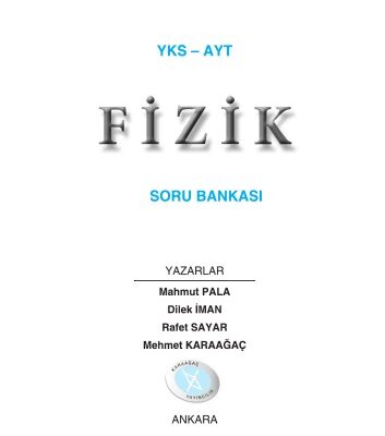 خرید و دانلود نسخه کامل کتاب Karaağaç AYT Fizik Soru Bankası 2018-19