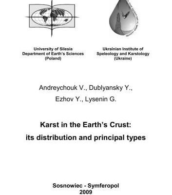 خرید و دانلود نسخه کامل کتاب Karst in the Earth’s Crust: its distribution and principal types