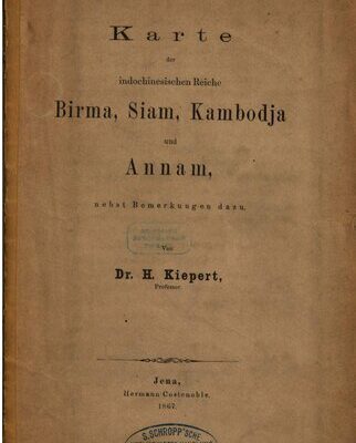 خرید و دانلود نسخه کامل کتاب Karte der indochinesischen Reiche Birma, Siam, Kambodja und Annam