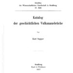 خرید و دانلود نسخه کامل کتاب Katalog der geschichtlichen Vulkanausbrüche