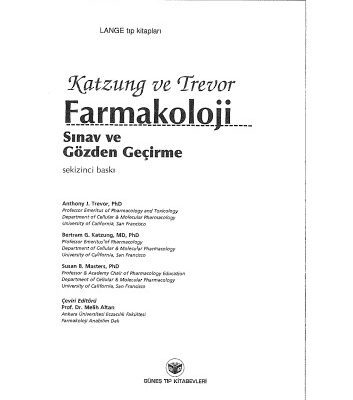 خرید و دانلود نسخه کامل کتاب Katzung ve Trevor Farmakoloji Sınav ve Gözden Geçirme
