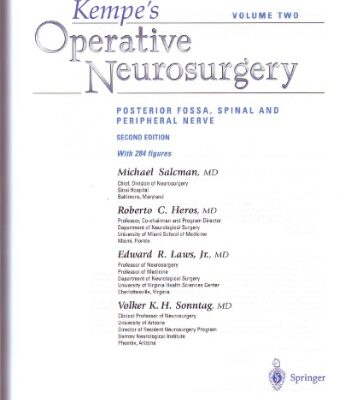 خرید و دانلود نسخه کامل کتاب Kempe’s operative neurosurgery