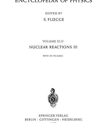 خرید و دانلود نسخه کامل کتاب Kernreaktionen III / Nuclear Reactions III