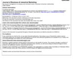 خرید و دانلود نسخه کامل کتاب Key account management at company and individual levels in business‐to‐business relationships [article]