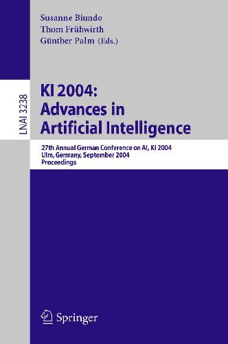 خرید و دانلود نسخه کامل کتاب KI 2004: Advances in Artificial Intelligence: 27th Annual German Conference in AI, KI 2004, Ulm, Germany, September 20-24, 2004, Proceedings_68cf06edd8b82.jpeg خرید و دانلود نسخه کامل کتاب KI 2004: Advances in Artificial Intelligence: 27th Annual German Conference in AI, KI 2004, Ulm, Germany, September 20-24, 2004, Proceedings
