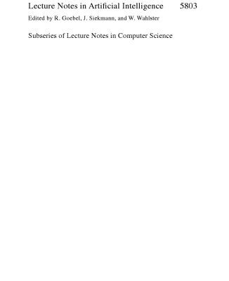 خرید و دانلود نسخه کامل کتاب KI 2009: Advances in Artificial Intelligence: 32nd Annual German Conference on AI, Paderborn, Germany, September 15-18, 2009. Proceedings