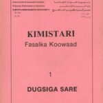 خرید و دانلود نسخه کامل کتاب Kimistari. Fasalka Koowaad 1. Dugsiga sare