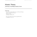 خرید و دانلود نسخه کامل کتاب Kinetic Theory. University of Cambridge Graduate Course