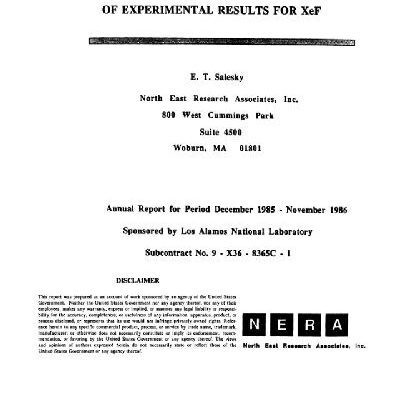 خرید و دانلود نسخه کامل کتاب Kinetics modeling and interpretation of experimental results for XeF