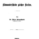 خرید و دانلود نسخه کامل کتاب Klimaunterschiede gleicher Breiten