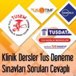 خرید و دانلود نسخه کامل کتاب Klinik Dersler Tus Deneme Sınavları Soruları Cevaplı