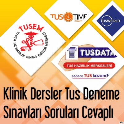 خرید و دانلود نسخه کامل کتاب Klinik Dersler Tus Deneme Sınavları Soruları Cevaplı