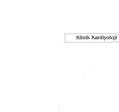 خرید و دانلود نسخه کامل کتاب Klinik Kardiyoloji
