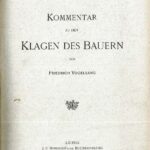 خرید و دانلود نسخه کامل کتاب Kommentar zu den Klagen des Bauern