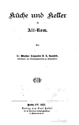 خرید و دانلود نسخه کامل کتاب Küche und Keller in Alt-Rom_68c2643b12749.jpeg خرید و دانلود نسخه کامل کتاب Küche und Keller in Alt-Rom