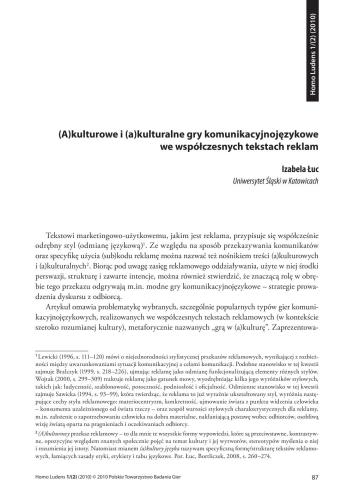 خرید و دانلود نسخه کامل کتاب kulturowe i (a)kulturalne gry komunikacyjnojęzykowe we współczesnych tekstach reklam_68d61e562fa3e.jpeg خرید و دانلود نسخه کامل کتاب kulturowe i (a)kulturalne gry komunikacyjnojęzykowe we współczesnych tekstach reklam