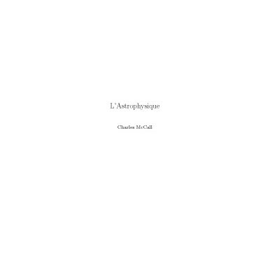 خرید و دانلود نسخه کامل کتاب L’ astrophysique