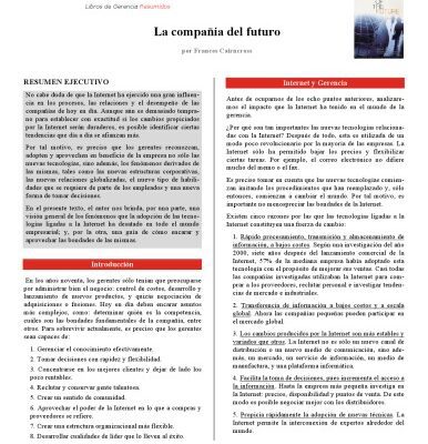 خرید و دانلود نسخه کامل کتاب La compania del futuro