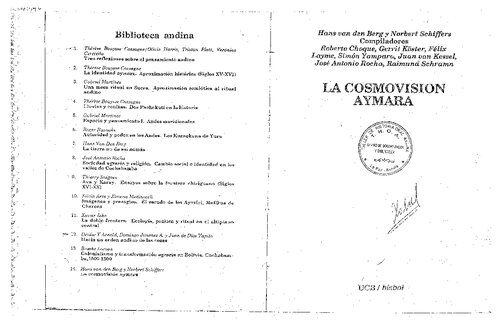 خرید و دانلود نسخه کامل کتاب La cosmovisión aymara_68c2716357e70.jpeg خرید و دانلود نسخه کامل کتاب La cosmovisión aymara